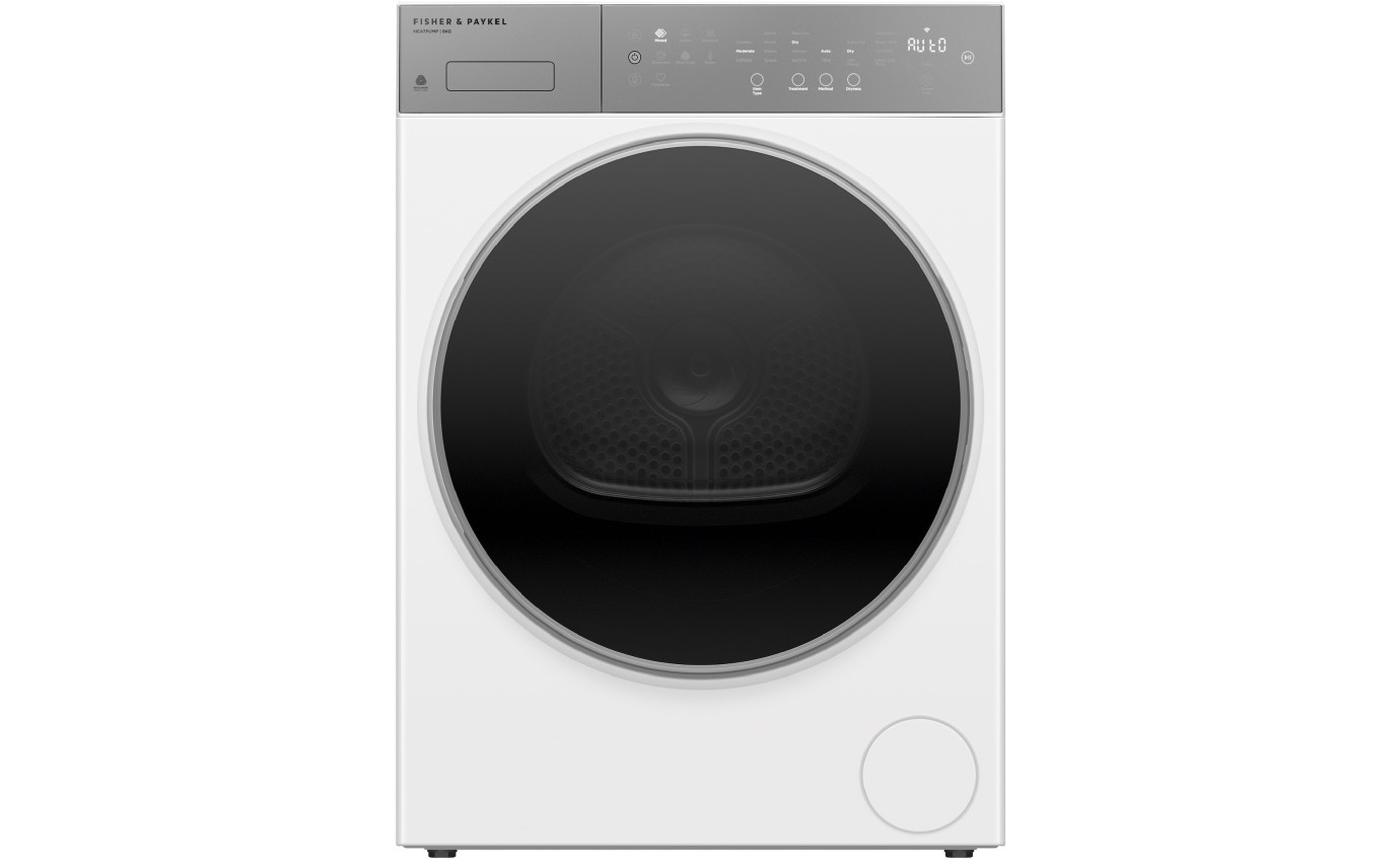 Fisher & Paykel 8kg Series 5 Contemporary Heat Pump Dryer (White) DH8060P5