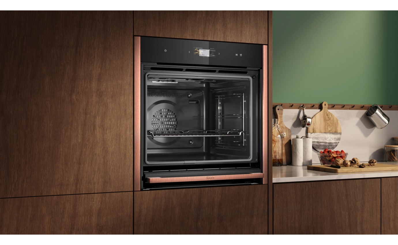 Neff 60cm N 90 Built-in Pyrolytic Oven with Added Steam Function (Metallic Silver) B69VS73Y0AMS