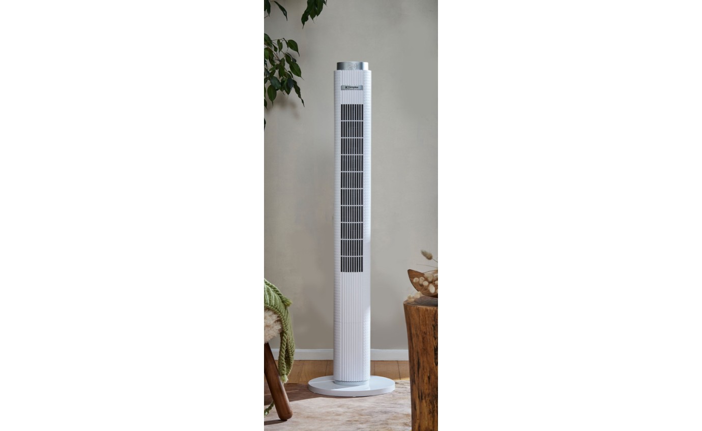 Dimplex 117cm Tower Fan with Night Light DCTF117NL