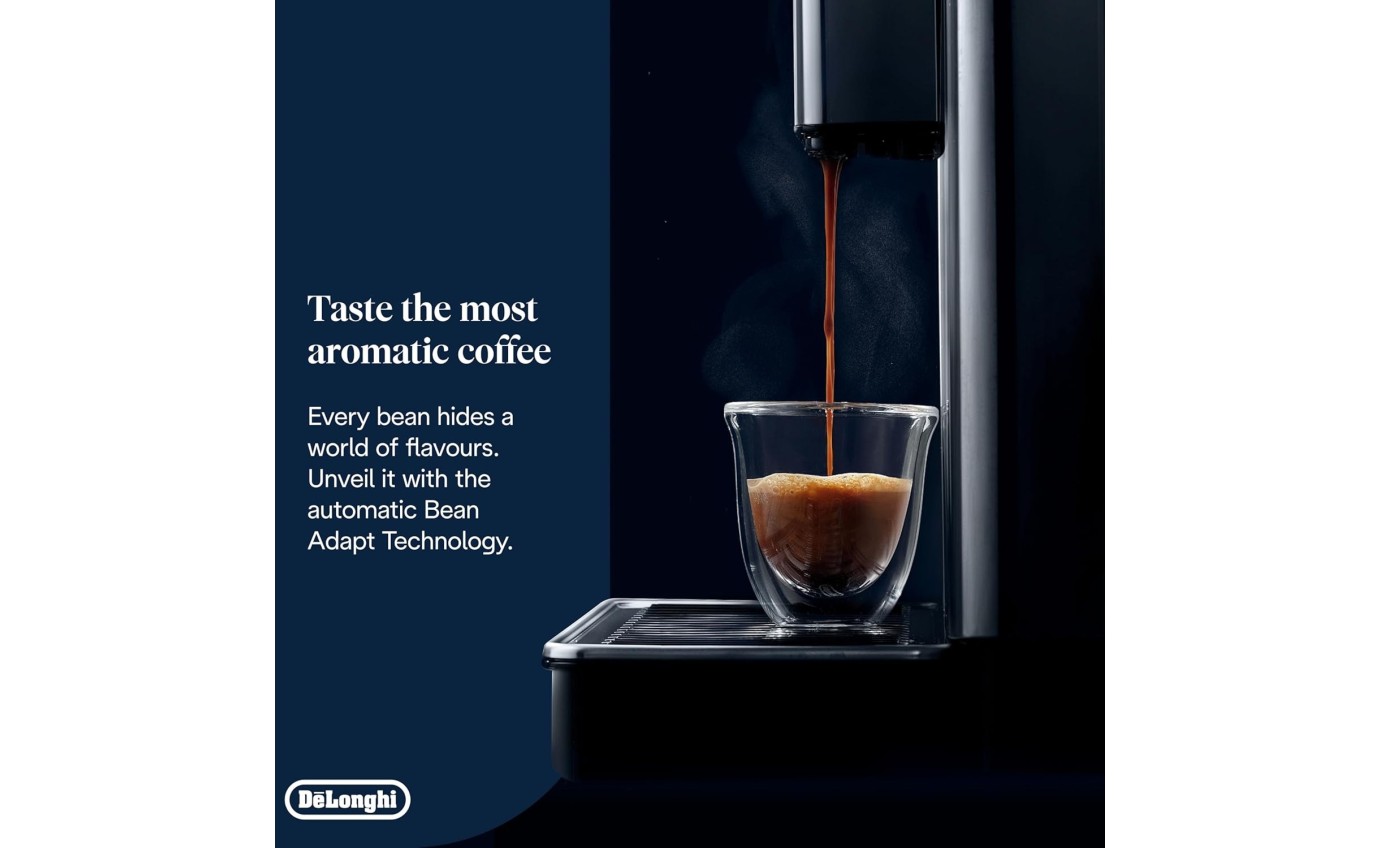 DeLonghi PrimaDonna Aromatic Fully Automatic Coffee Machine (Titanium) ECAM63075TM