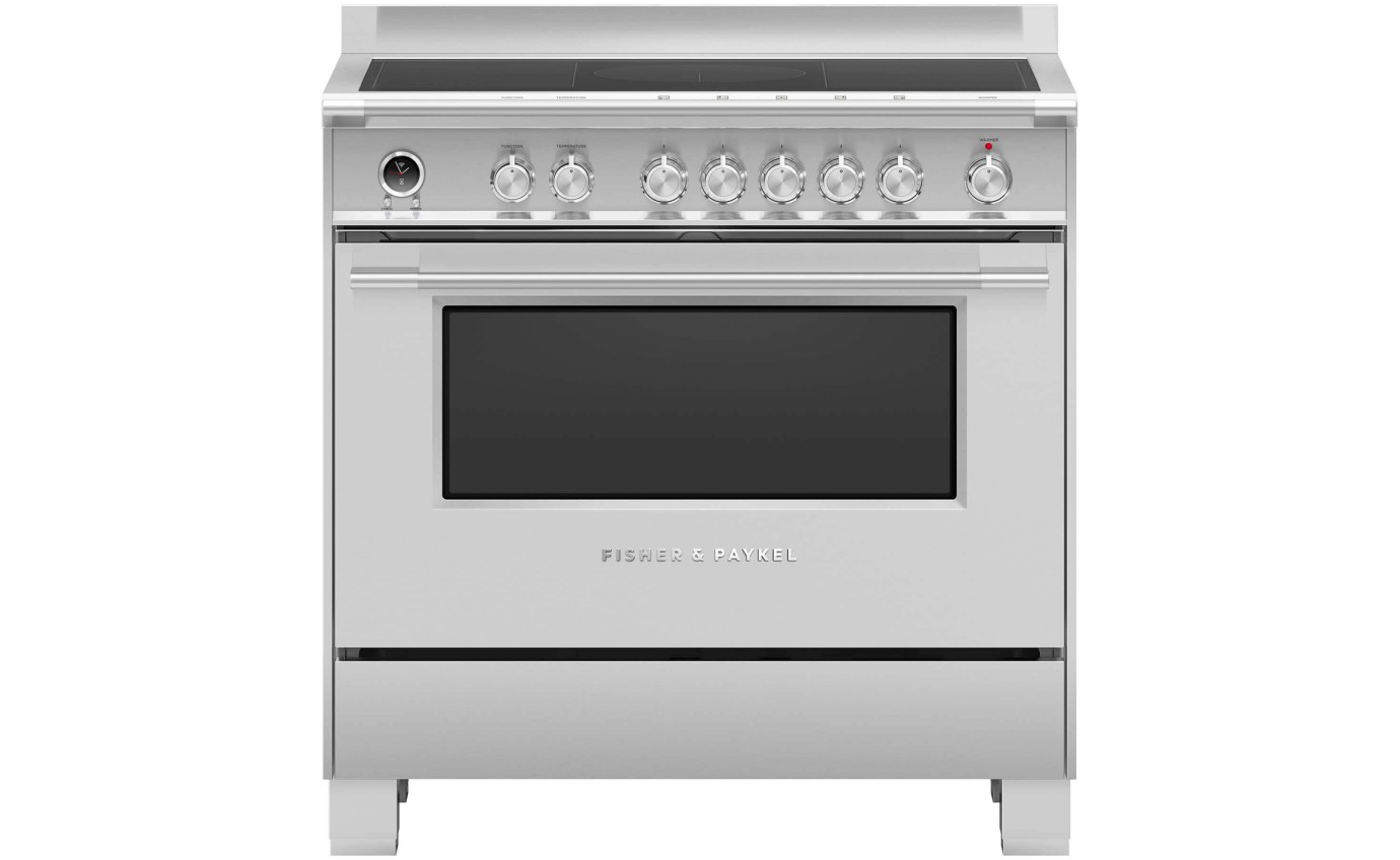 Fisher & Paykel 90cm Series 9 Classic 5 Zone Induction Pyrolytic Cooker, 2 SmartZones OR90SCI6X1