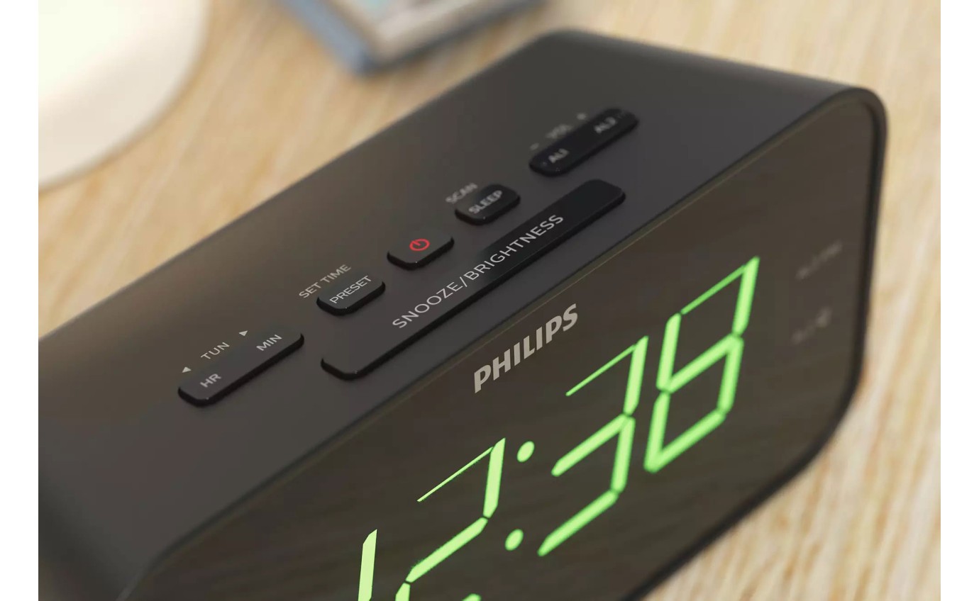Philips Large Display Clock Radio TAR330679