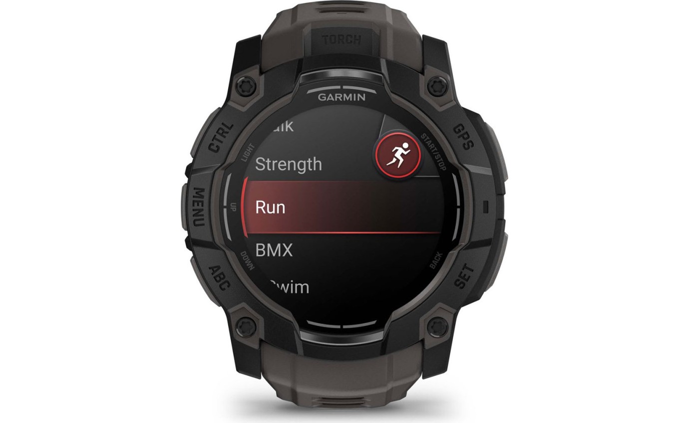 Garmin Instinct 3 50mm AMOLED Smart Watch (Black/Charcoal) 0100302000