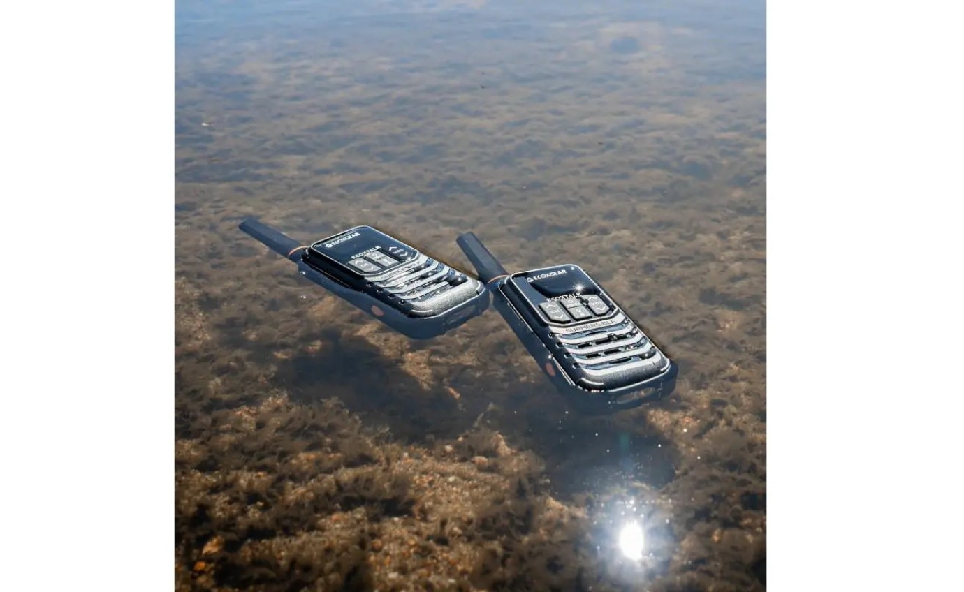 ECOXGEAR ECOXTALK EXG200 2W 13km IP67 Handheld UHF Radio (Twin Pack) EXG2002PK