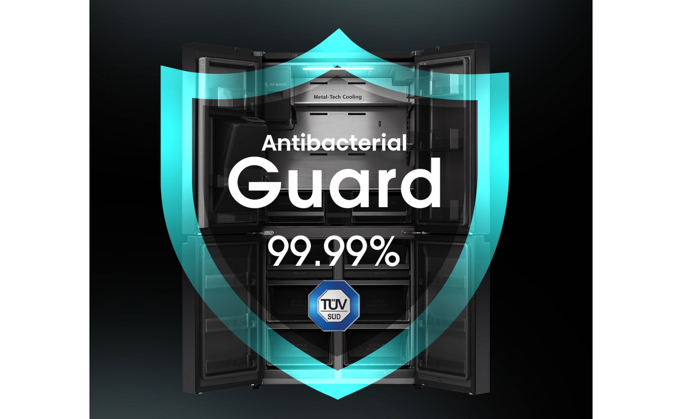 Hisense 585L French Door Refrigerator (Dark Stainless Steel) HRCD586TBWB