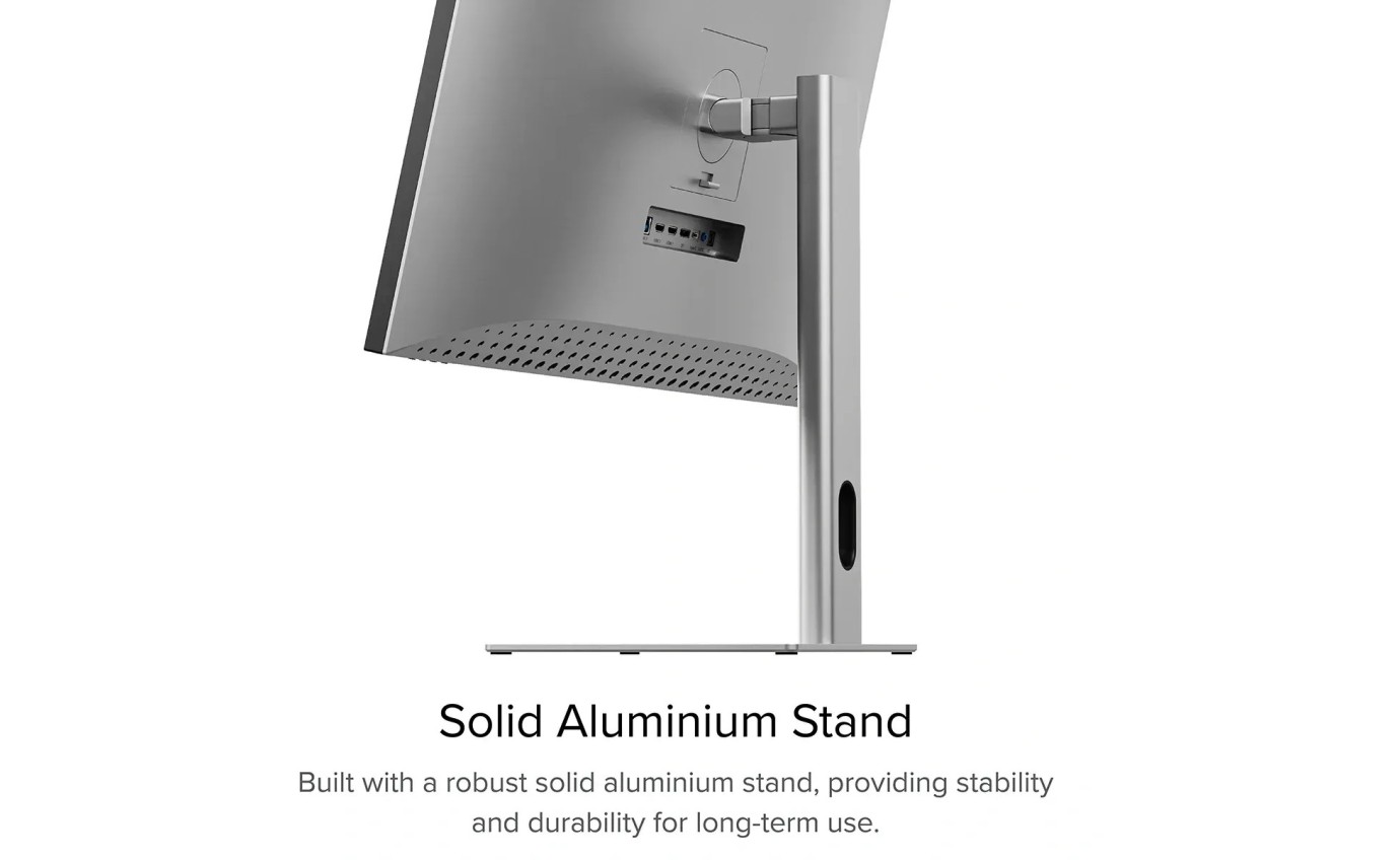 ALOGIC 27 inch Clarity Pro Touch Rotating 4K Monitor with 65W PD, Webcam and Touchscreen 27C4KPDWT