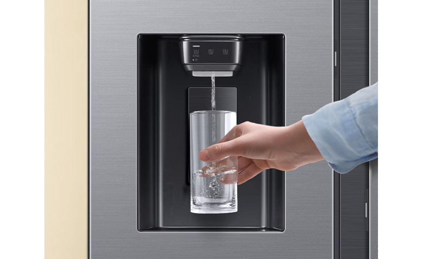 Samsung 634L Smart Side By Side Fridge (Dark Stainless Steel) SRS6300B