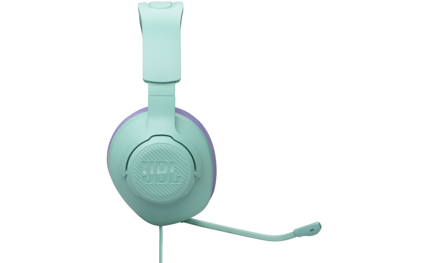 JBL Quantum 100 M2 Wired Over-Ear Headphones (Cyan) JBLQTUM100M2CYN