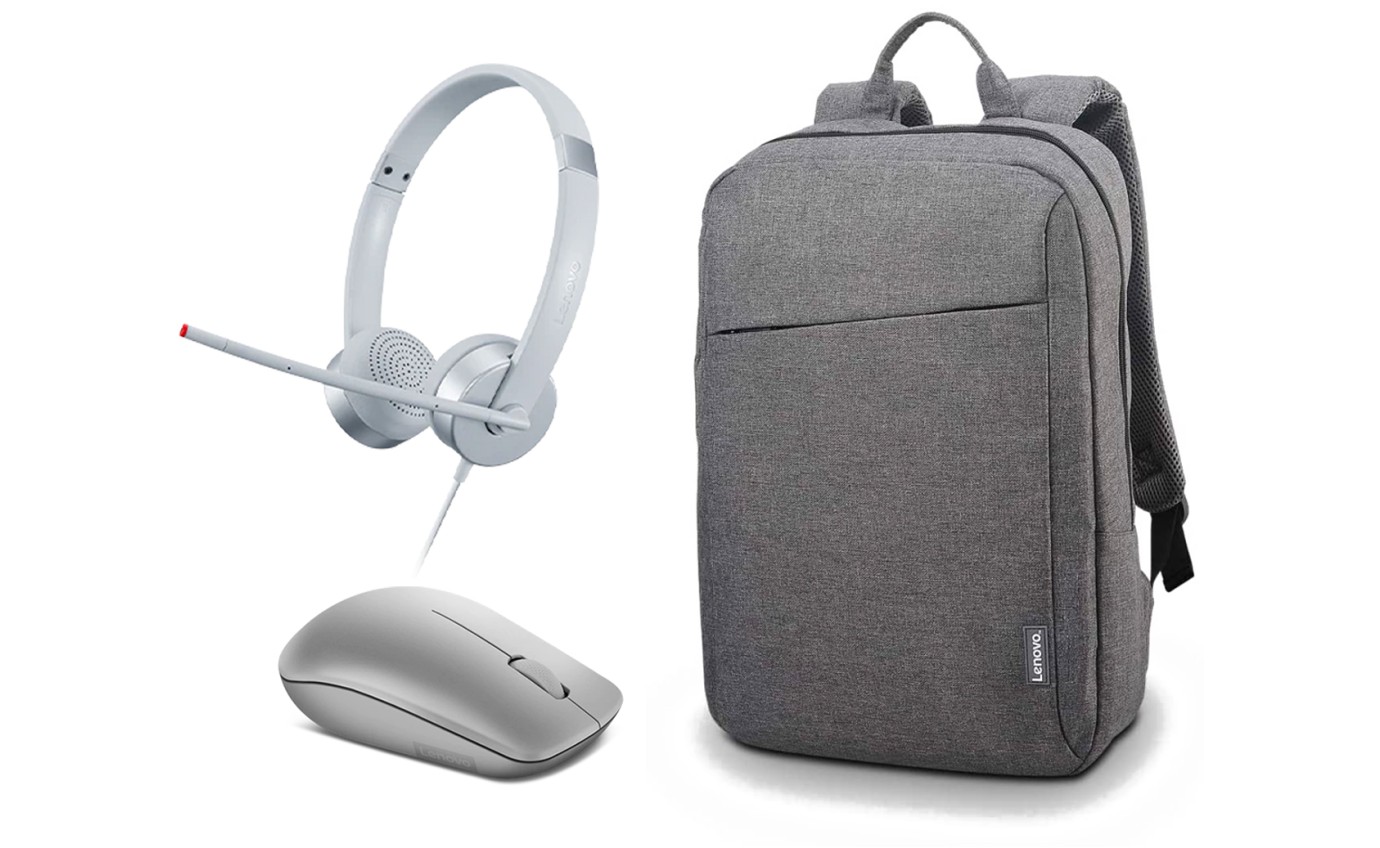 Lenovo Smarter Learning Portability Bundle (Stereo Headset + Wireless Mouse + Backpack) XXXX007947