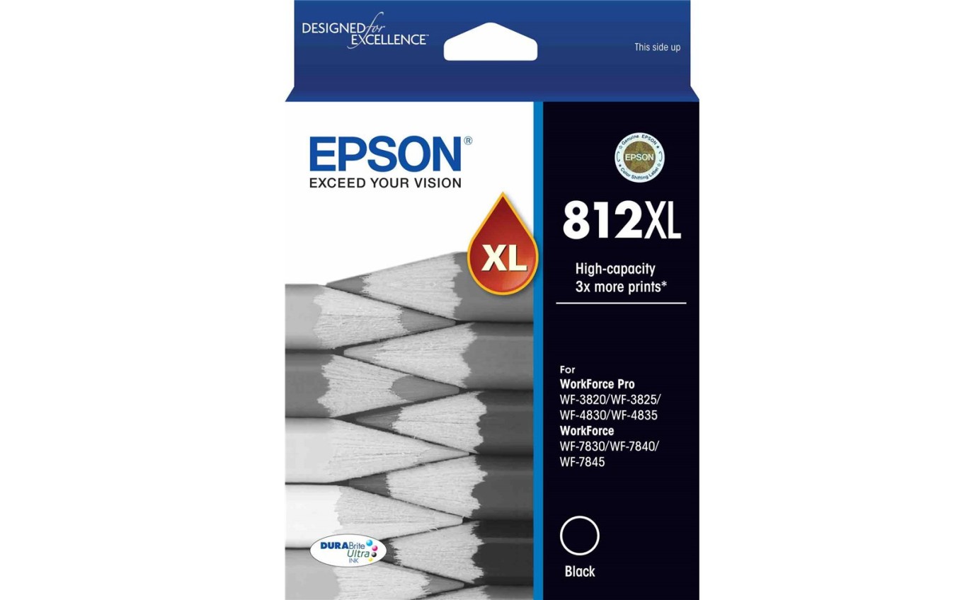Epson 812XL DURABrite Ultra Ink Cartridge (Black) T05E192