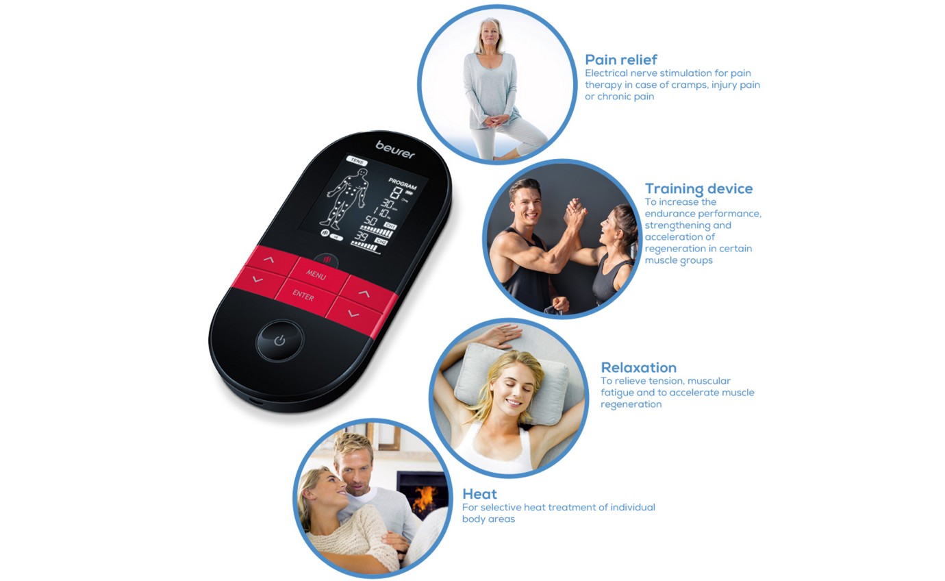 Beurer Digital TENS/EMS Device with Heat Function EM59