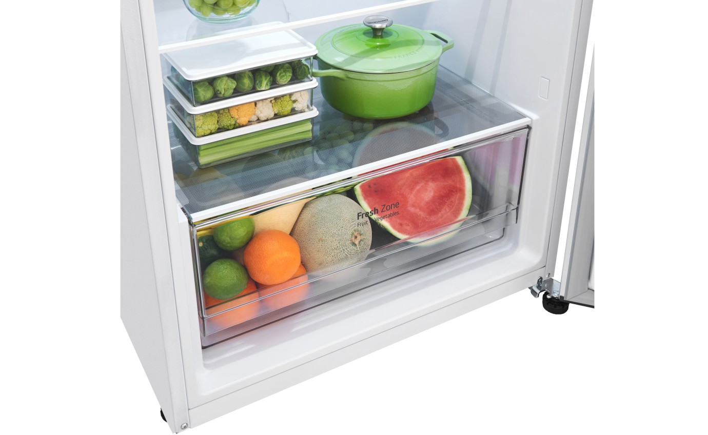 LG 375L Top Mount Fridge (White) GT5W