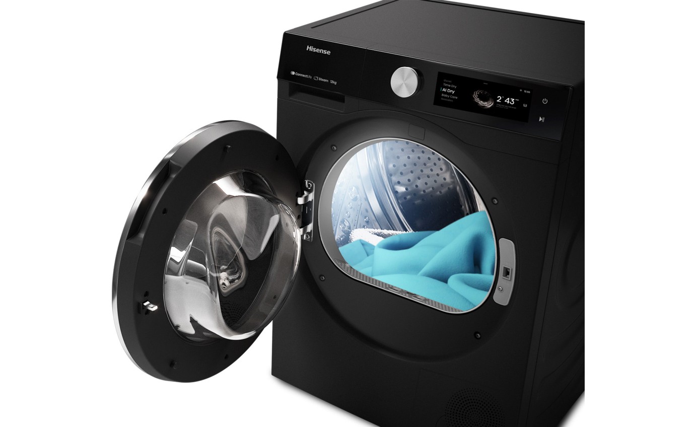 Hisense 10kg Series 9 Heat Pump Dryer (Charcoal Black) HDFS10HPB