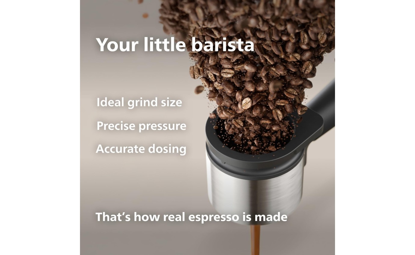 Philips Baristina Espresso Machine (Silhouette Black) BAR30060