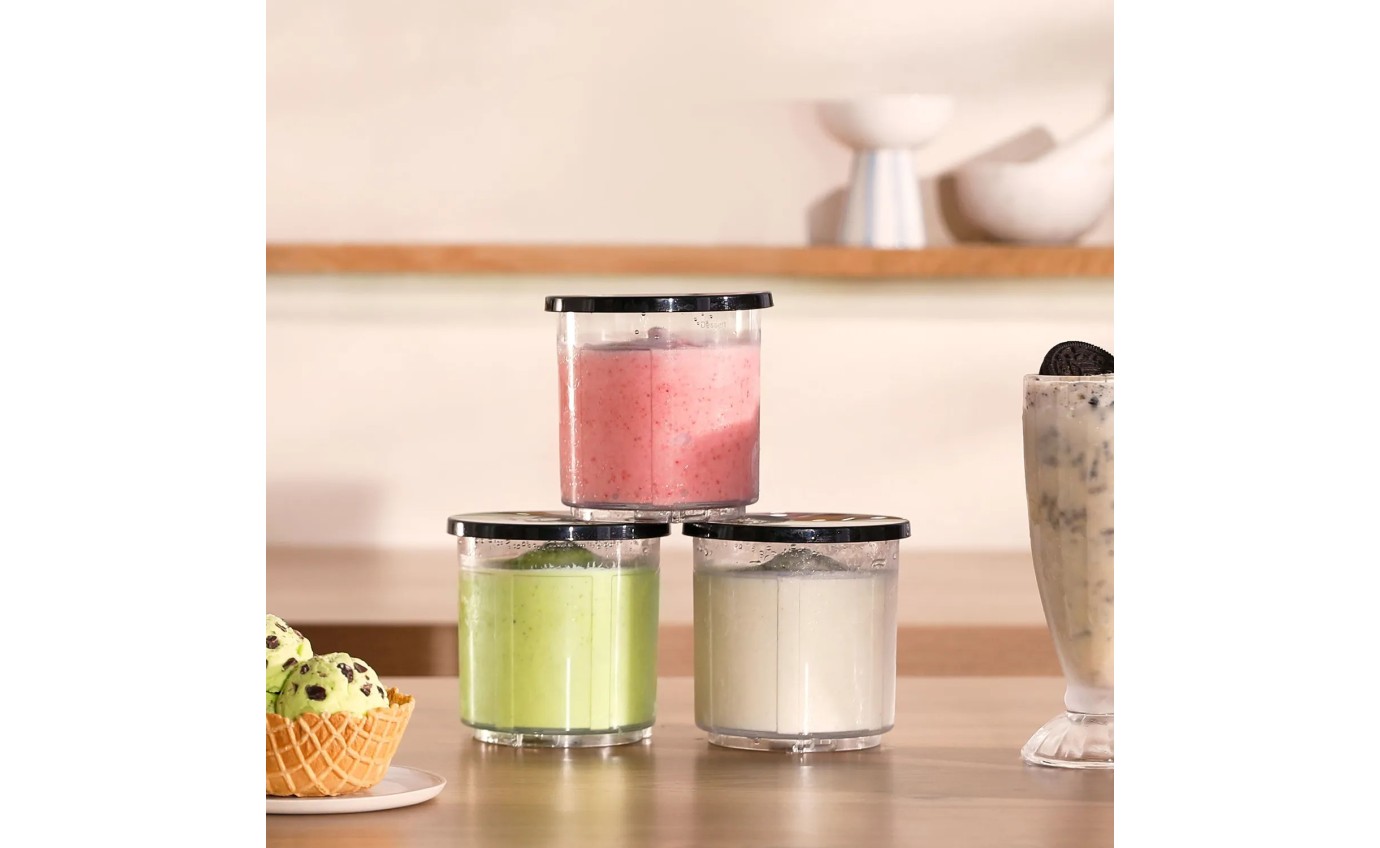 Tefal Dolci Rise Ice Cream Maker with Bonus Nesquik Tins NQ31IG04A