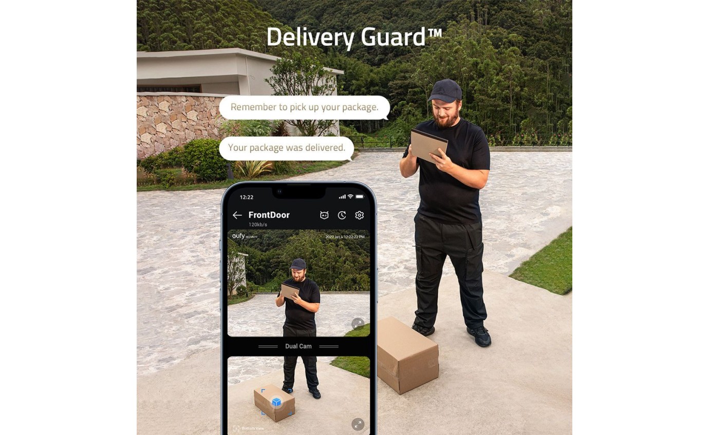 eufy Security Dual Camera Doorbell Add-On T8213G11