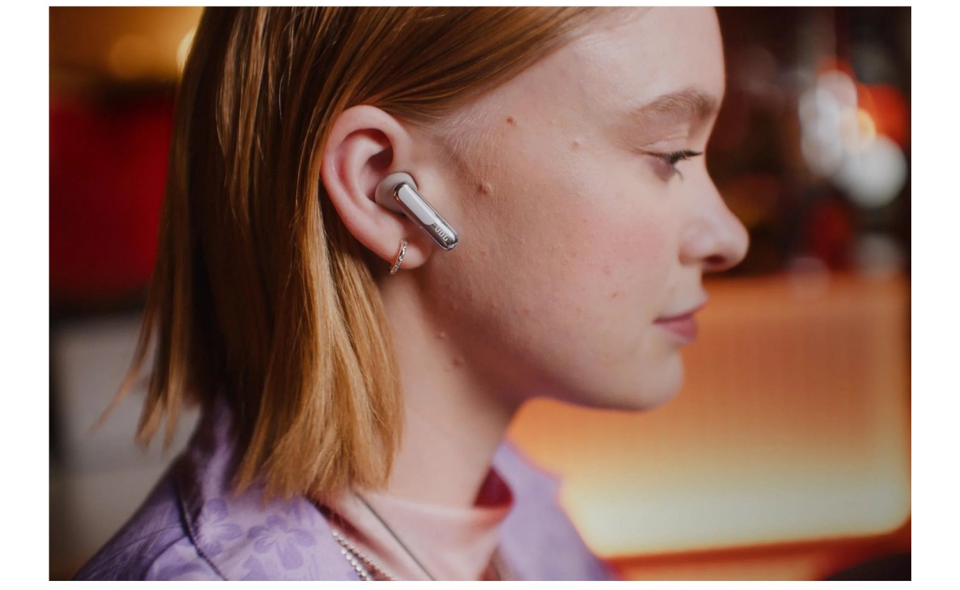 JBL Live Beam 3 TWS Noise Cancelling In-Ear Headphones (Silver) JBLLIVEBEAM3SIL