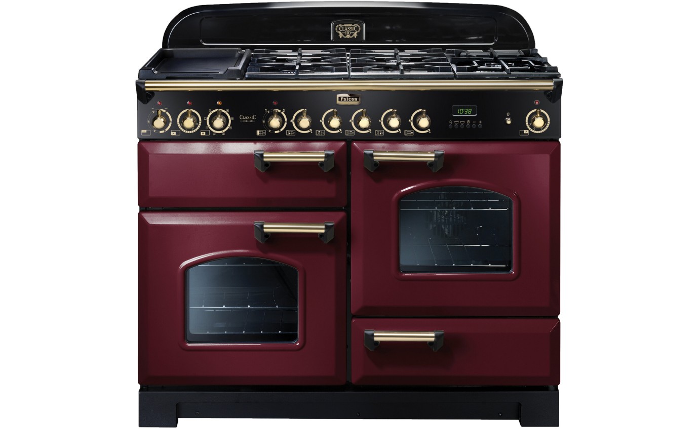 Falcon Classic Deluxe 110cm Dual Fuel Upright Cooker CDL110DFCYBR