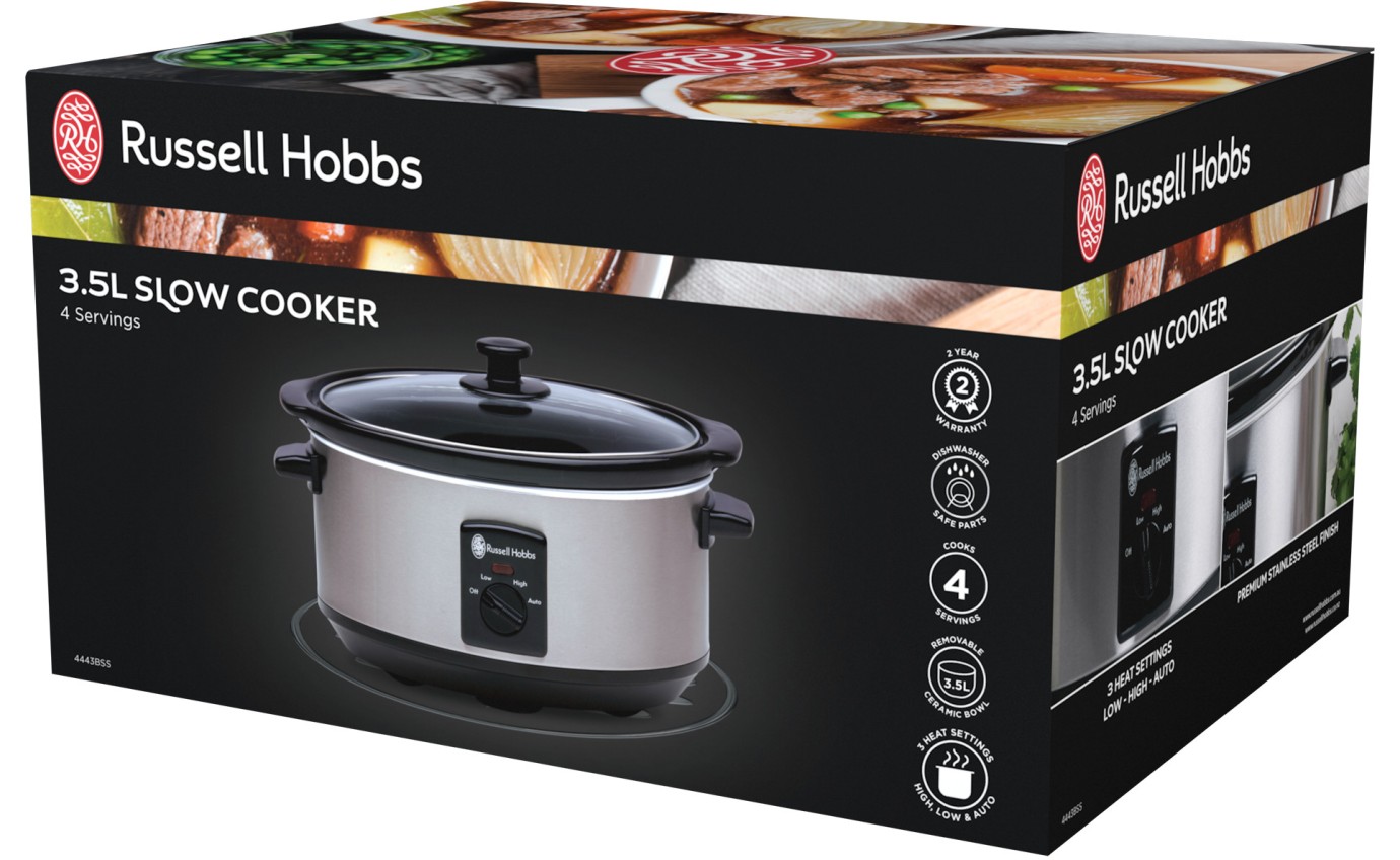 Russell Hobbs 3.5L Classic Slow Cooker 4443BSS