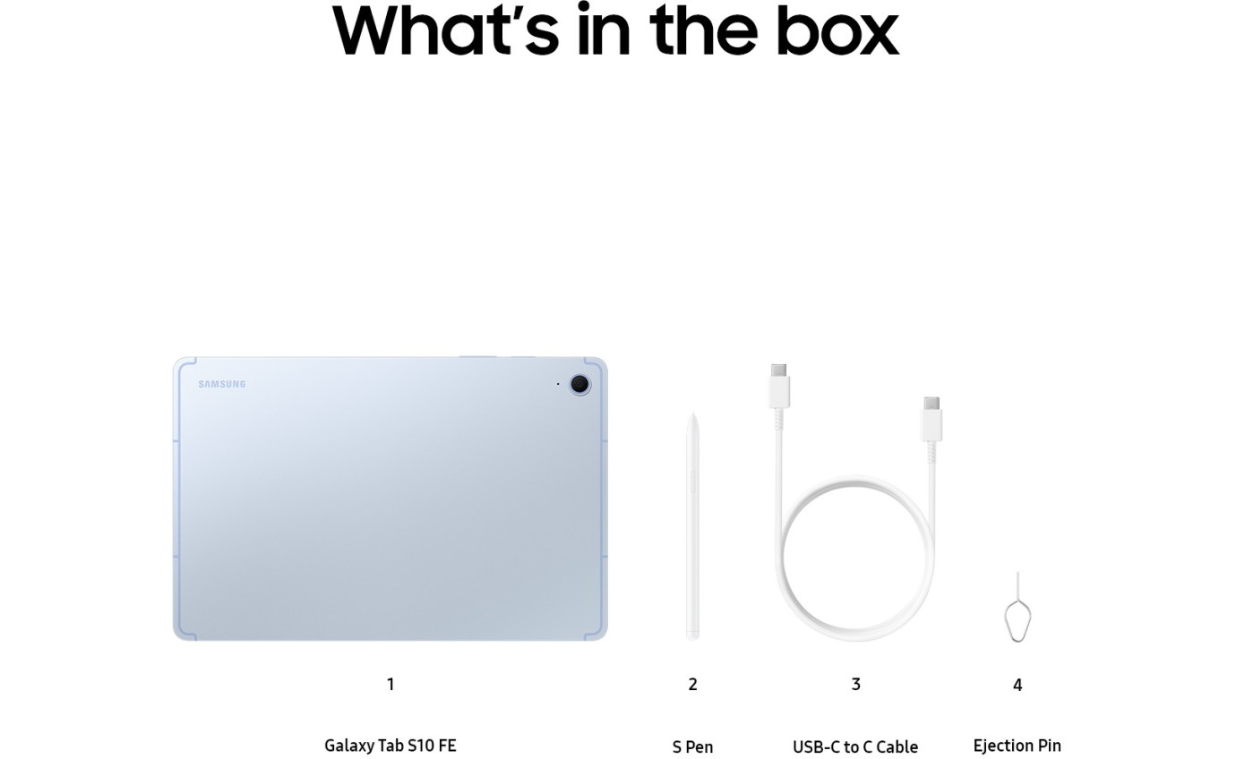 Samsung Galaxy Tab S10 FE Wi-Fi 8GB RAM 128GB (Light Blue) SMX520NLBAXSA