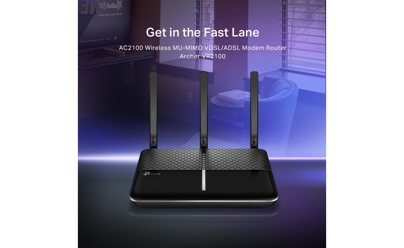 TP-Link AC2100 Wireless VDSL Modem Wi-Fi Router ARCHERVR2100