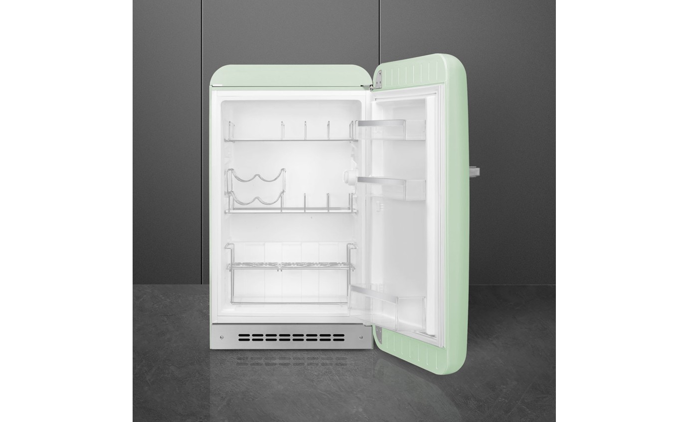 Smeg 135L 50's Style Refrigerator (Pastel Green) FAB10HRPG6