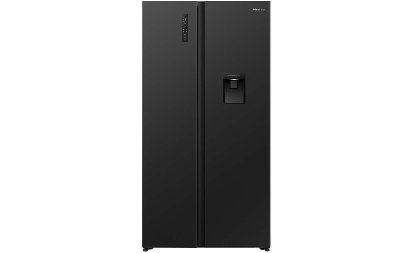 Hisense 541L PureFlat Side by Side Fridge (Black) HRSBS540BW