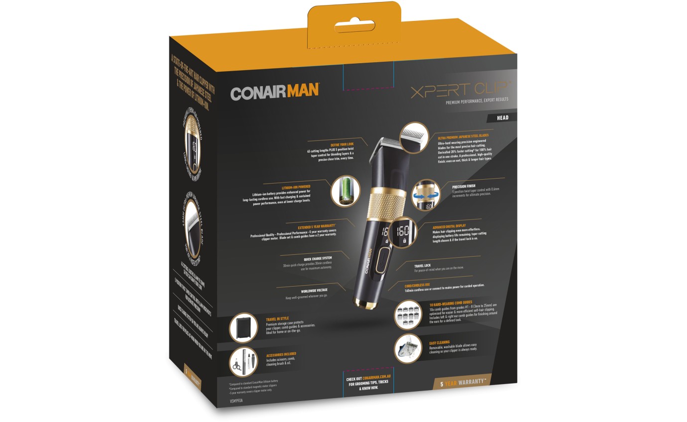 ConairMan Xpert Clip VSM990A
