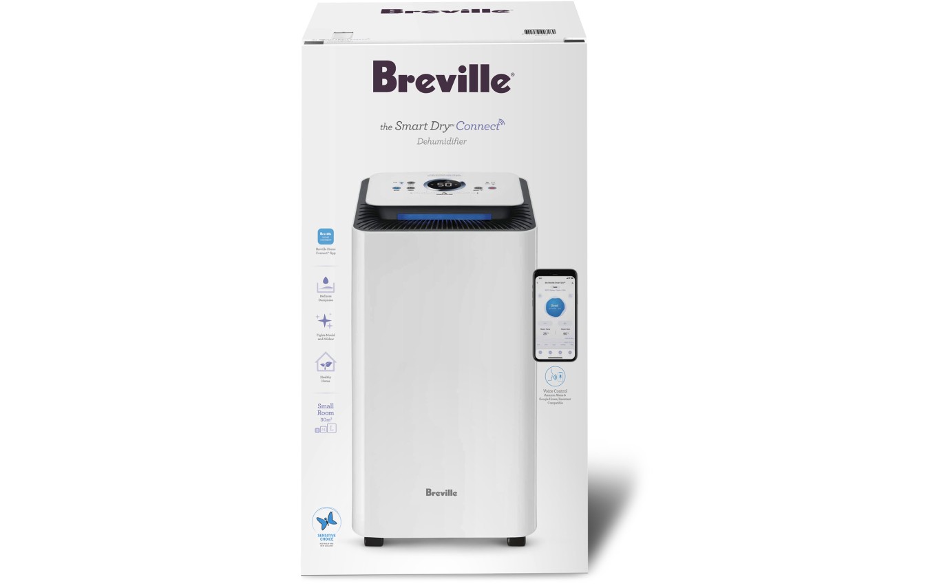 Breville the Smart Dry™ Connect Dehumidifier LAD208WHT