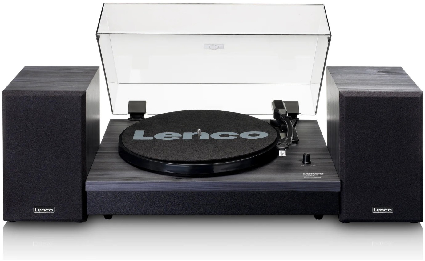 Lenco Record Player with Bluetooth and Speakers LS301BK