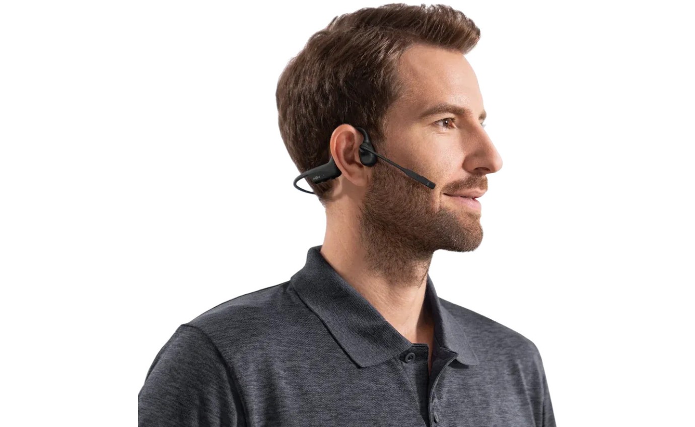 Shokz OpenComm2 Bone Conduction Stereo Headset (2025 Upgrade) C120ANBK