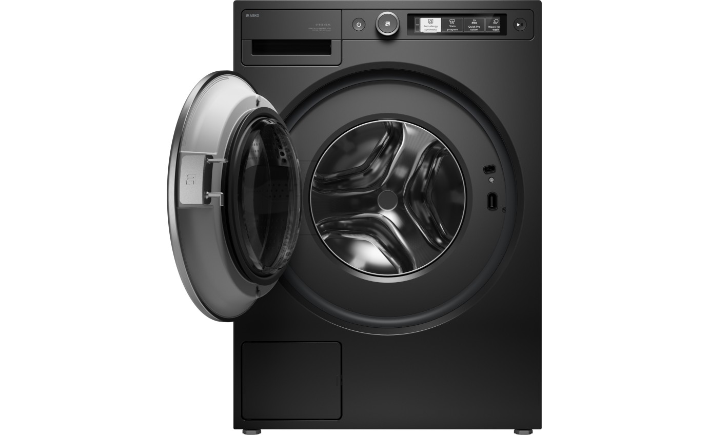 Asko 9kg Front Load Washer (Graphite Black) W5096RLG