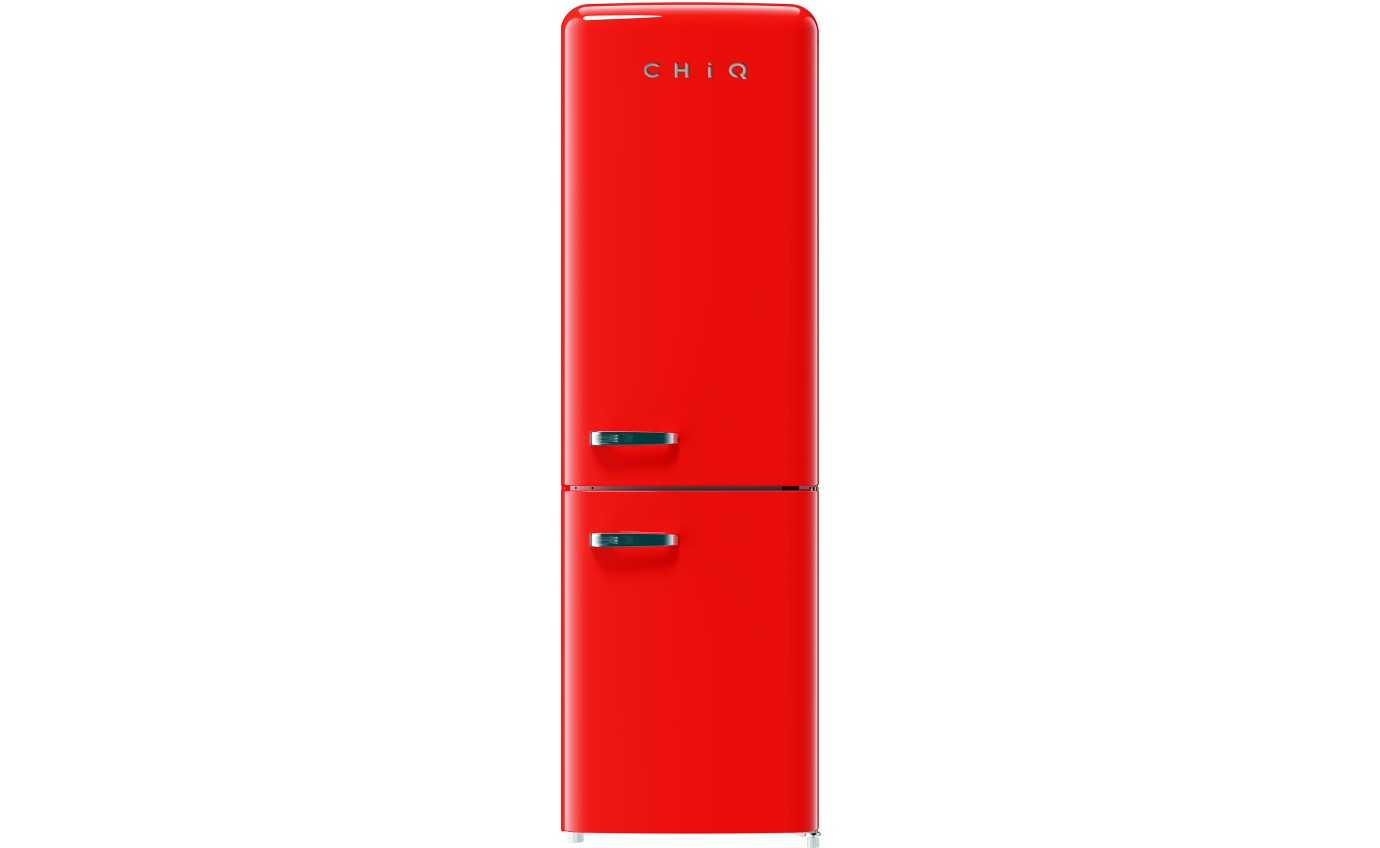 CHiQ 231L Retro Bottom Mount Fridge (Retro Red) CRBM228NR3