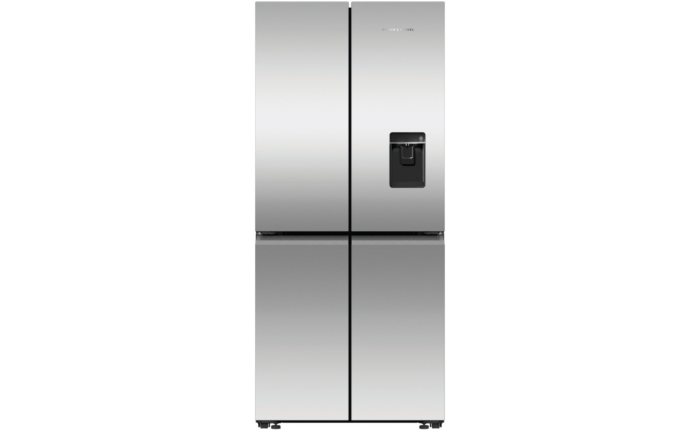 Fisher & Paykel 498L Series 7 Quad Door Refrigerator Freezer, Ice & Water RF500QNUX1
