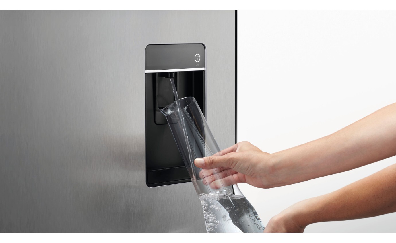 Fisher & Paykel 498L Series 7 Quad Door Refrigerator Freezer, Ice & Water RF500QNUX1