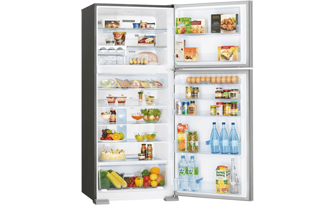 Mitsubishi 505L Top Mount Fridge (Stainless Steel) MR505ERSTA