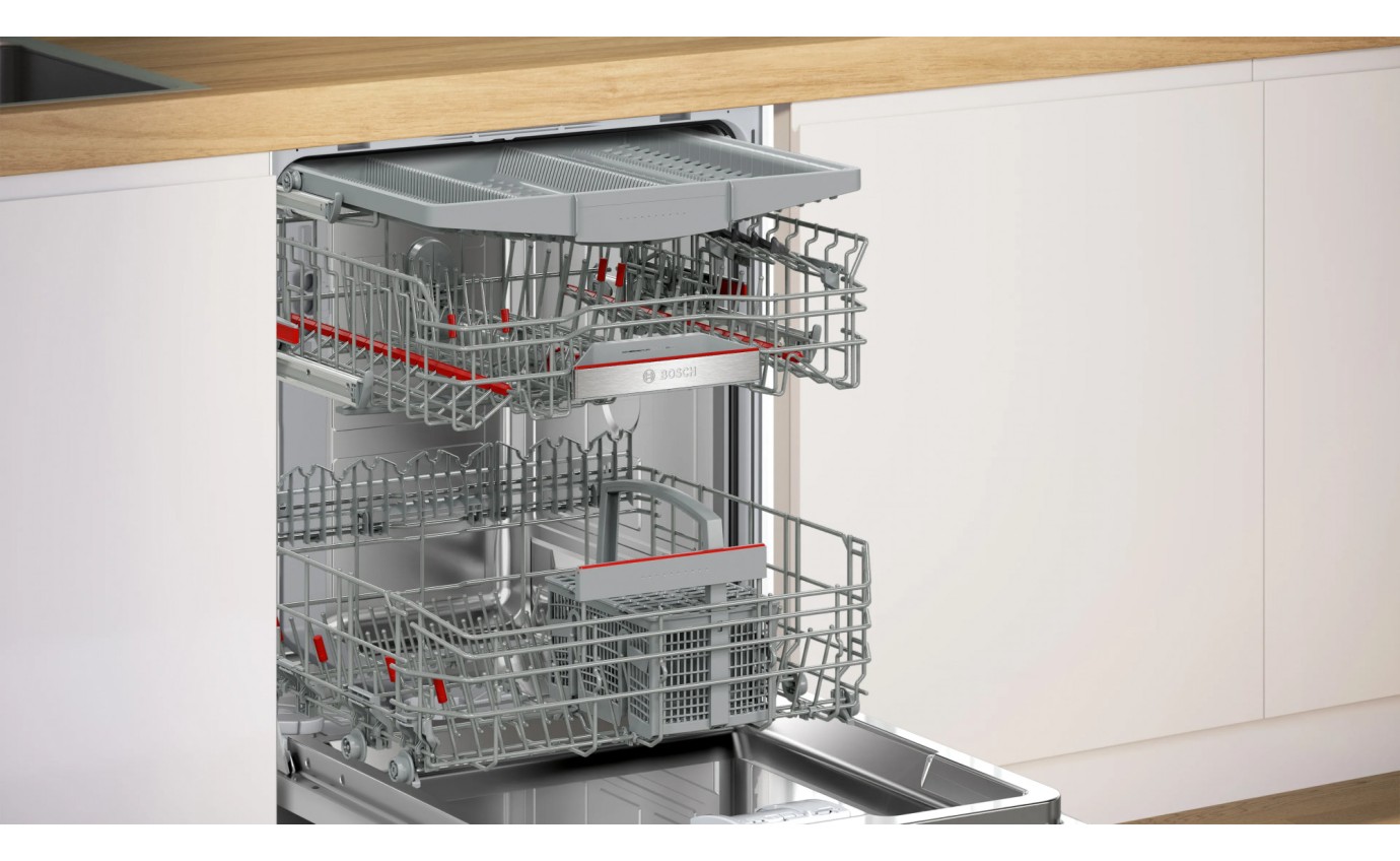 Bosch 60cm Built-Under Dishwasher (Black Inox) SMP6HCB01A