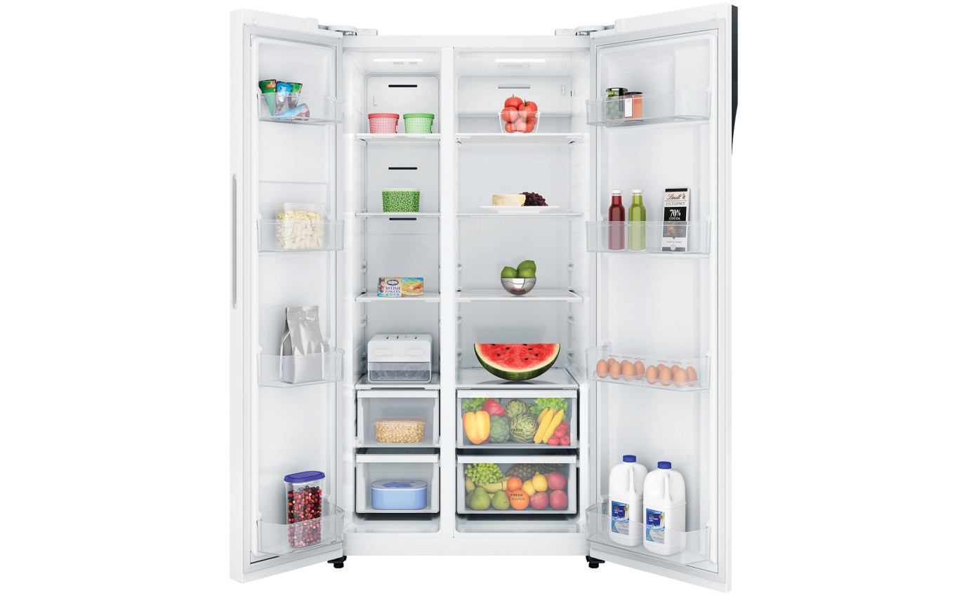 Westinghouse 624L Side By Side Fridge (White) WSE6200WB