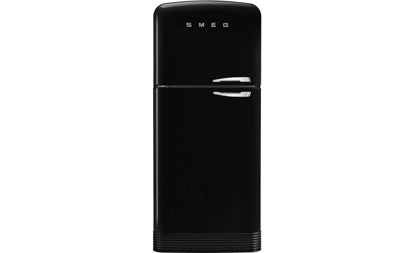 Smeg 524L 50s Style Retro Top Mount Fridge (Black) FAB50LBL5AU