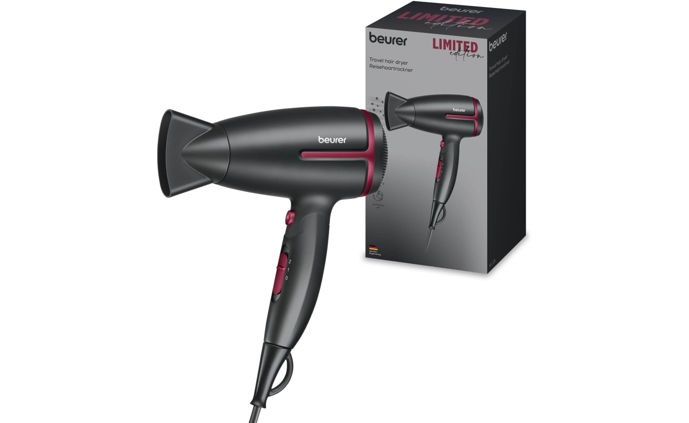 Beurer Limited Edition Travel Hair Dryer HC25RC