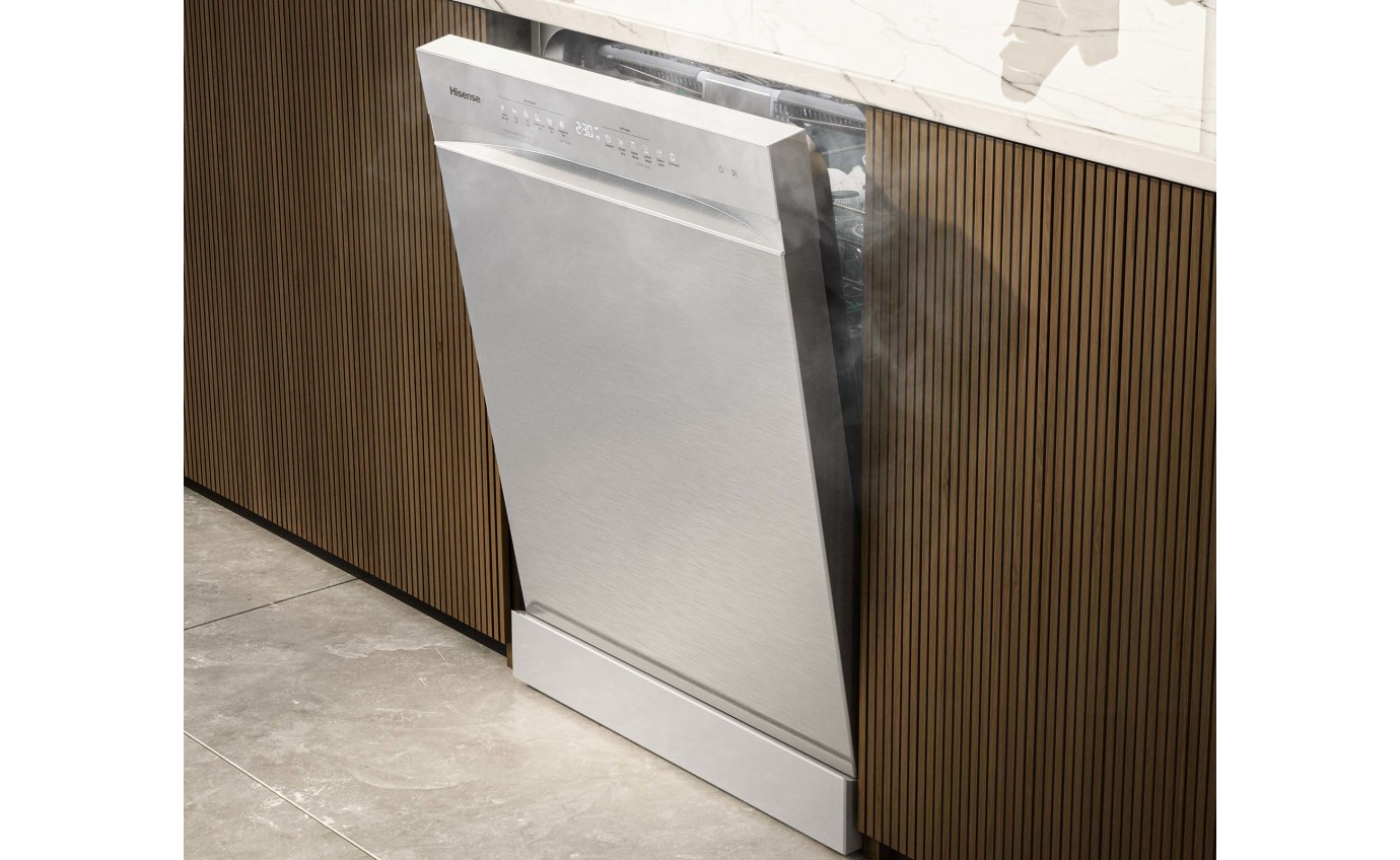 Hisense 60cm Freestanding Dishwasher (Stainless Steel) HSAA16FS