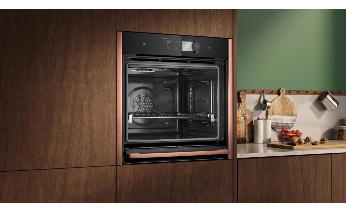 Neff 60cm N 90 Built-in Pyrolytic Oven with Added Steam Function (Metallic Silver) B69VY7MY0AMS