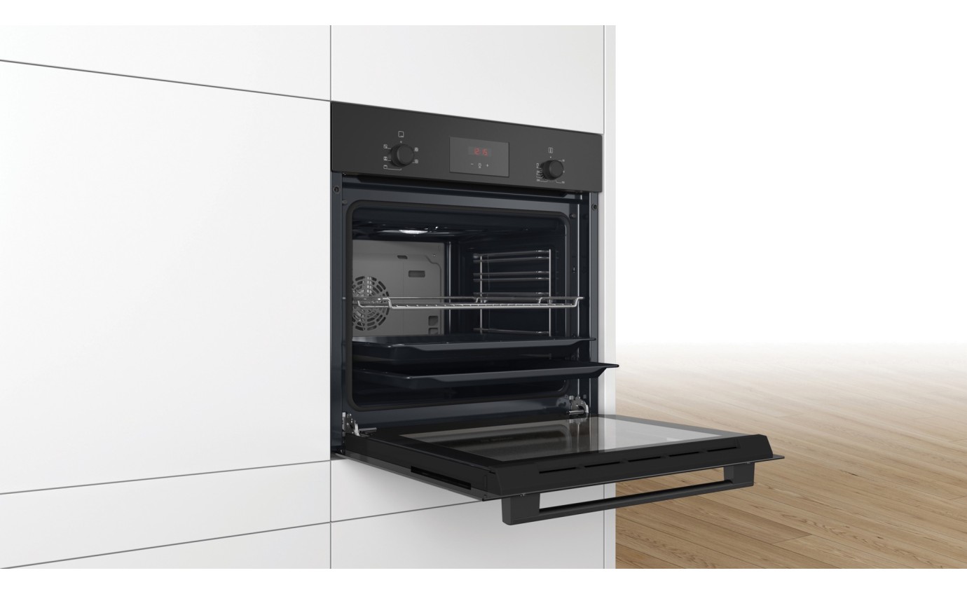 Bosch 60cm Series 2 Built-in Oven (Black) HBF134EB1A