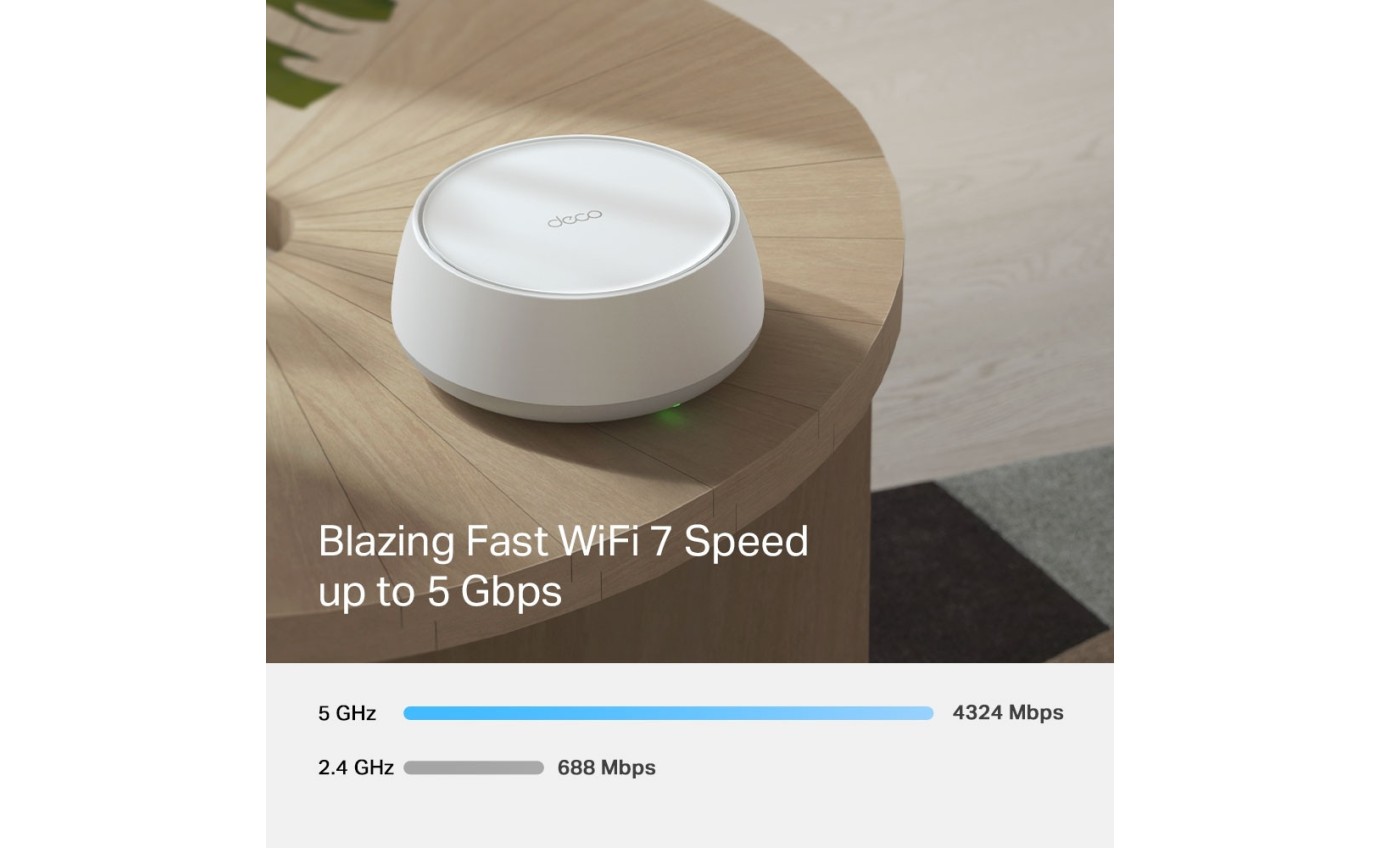 TP-Link Deco BE5000 Whole Home Mesh Wi-Fi 7 System DECOBE253PACK