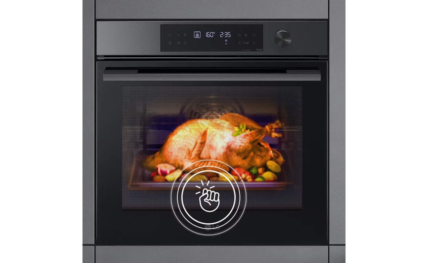 LG 76L InstaView Series 5 Oven (Black Glass) BO605G1GL5