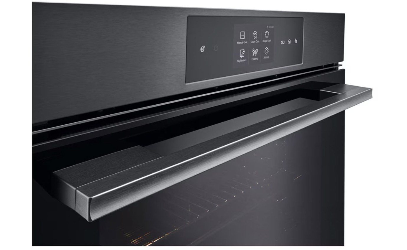LG 76L InstaView Steam Assist Pyrolytic Oven (Black Stainless Steel) BO609T2MB4