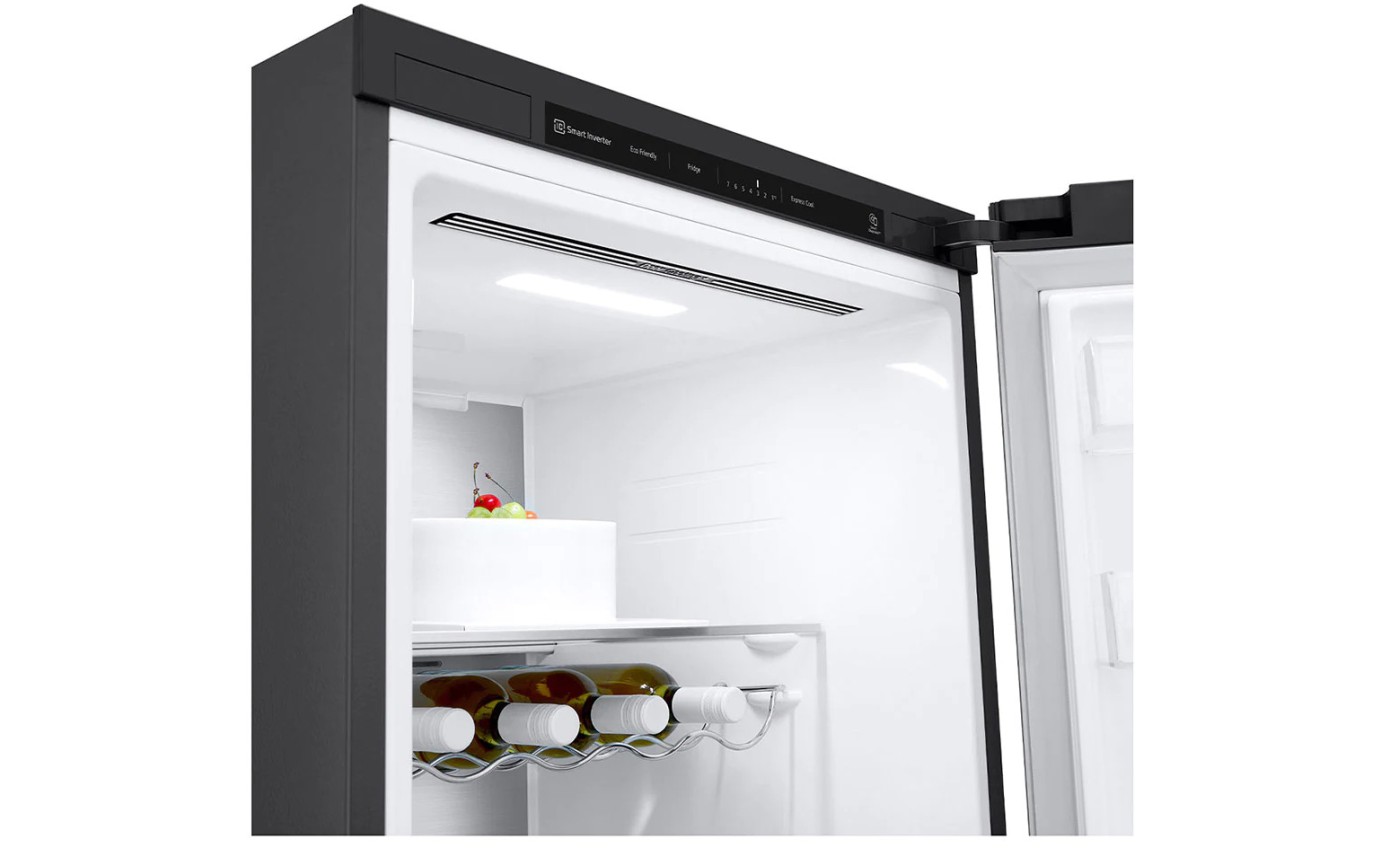 LG 386L Pigeon Pair Single Door Fridge (Matte Black) GPR386MBL