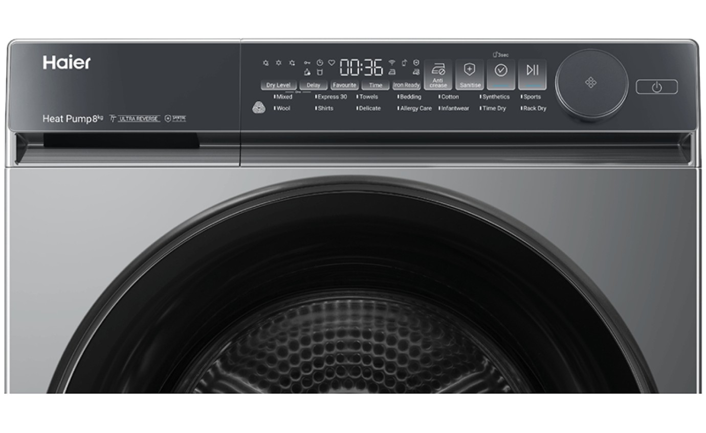 Haier 8kg 500 Series Heat Pump Dryer (Dark) HDHPS80NB1