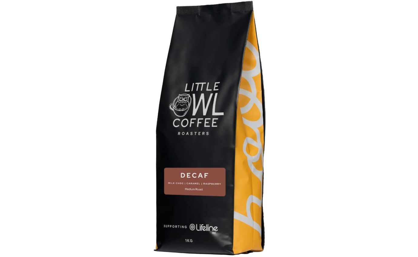 Little Owl Coffee Roasters Decaf Coffee Beans (1kg) DECAFE1KG