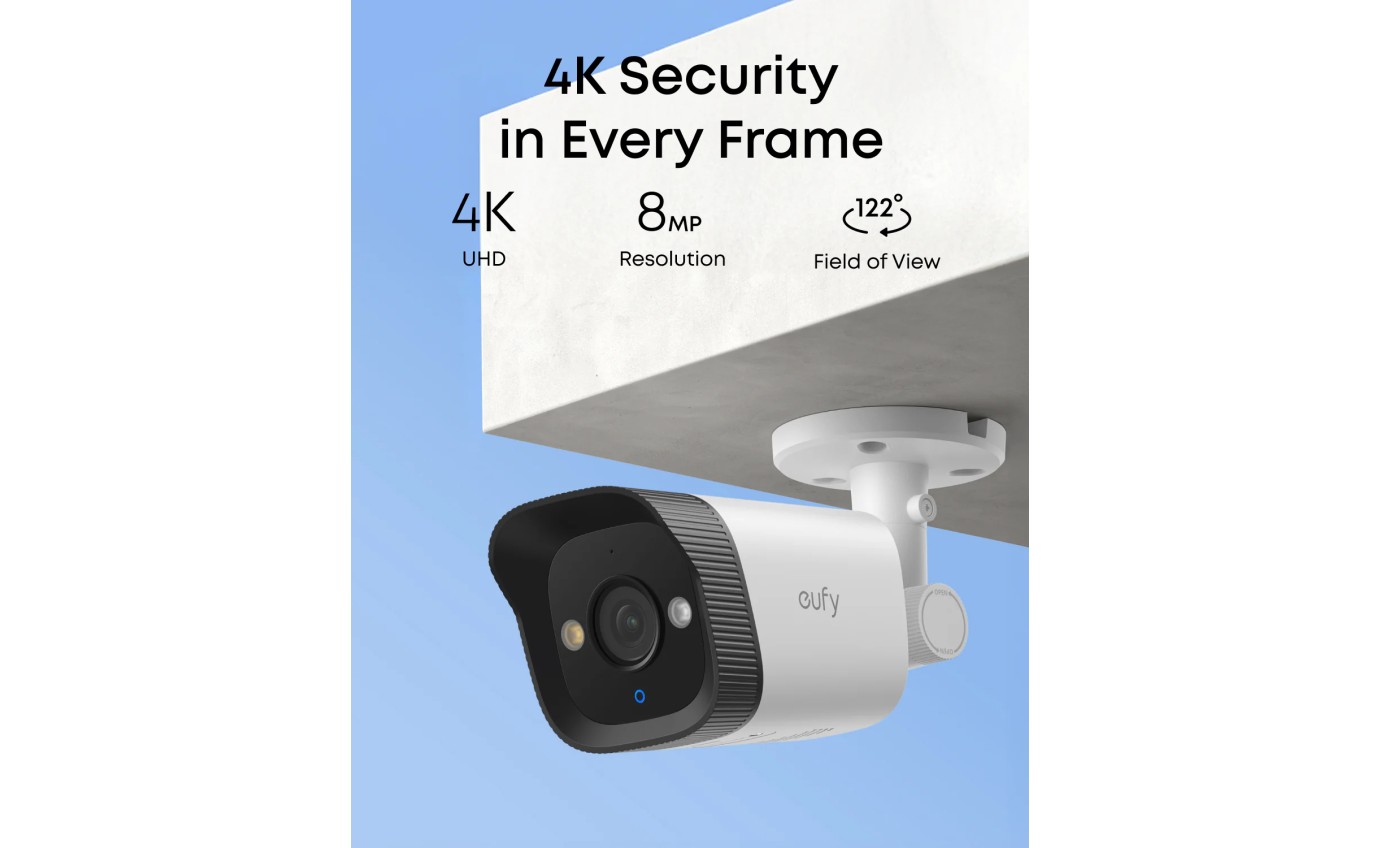 eufy Security PoE Bullet Cam E40(Add On) T8P00T21